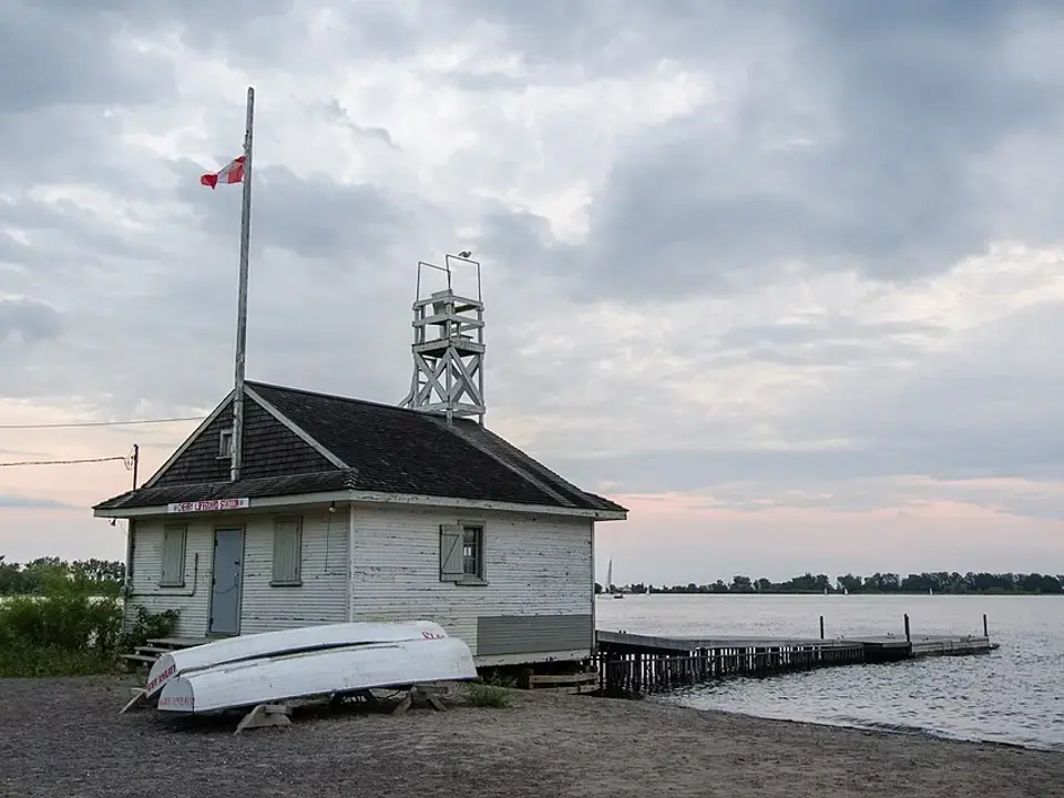 Cherry Beach neighbourhood in Toronto