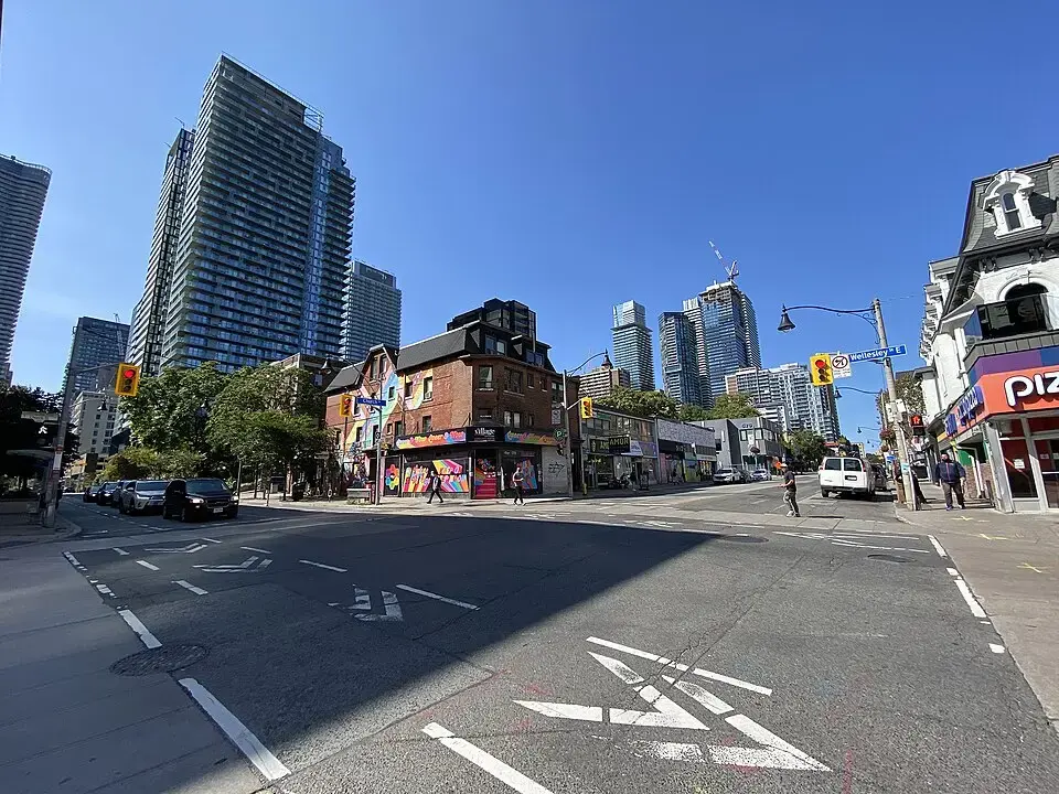 Church and Wellesley neighbourhood in Toronto